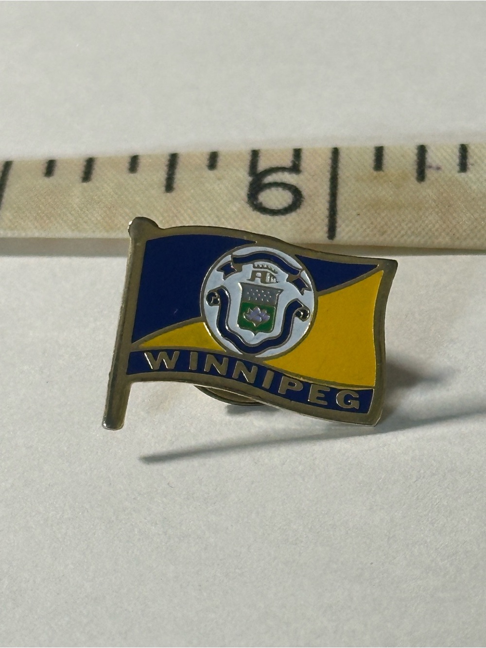 Winnipeg Flag Enamel Lapel Pin